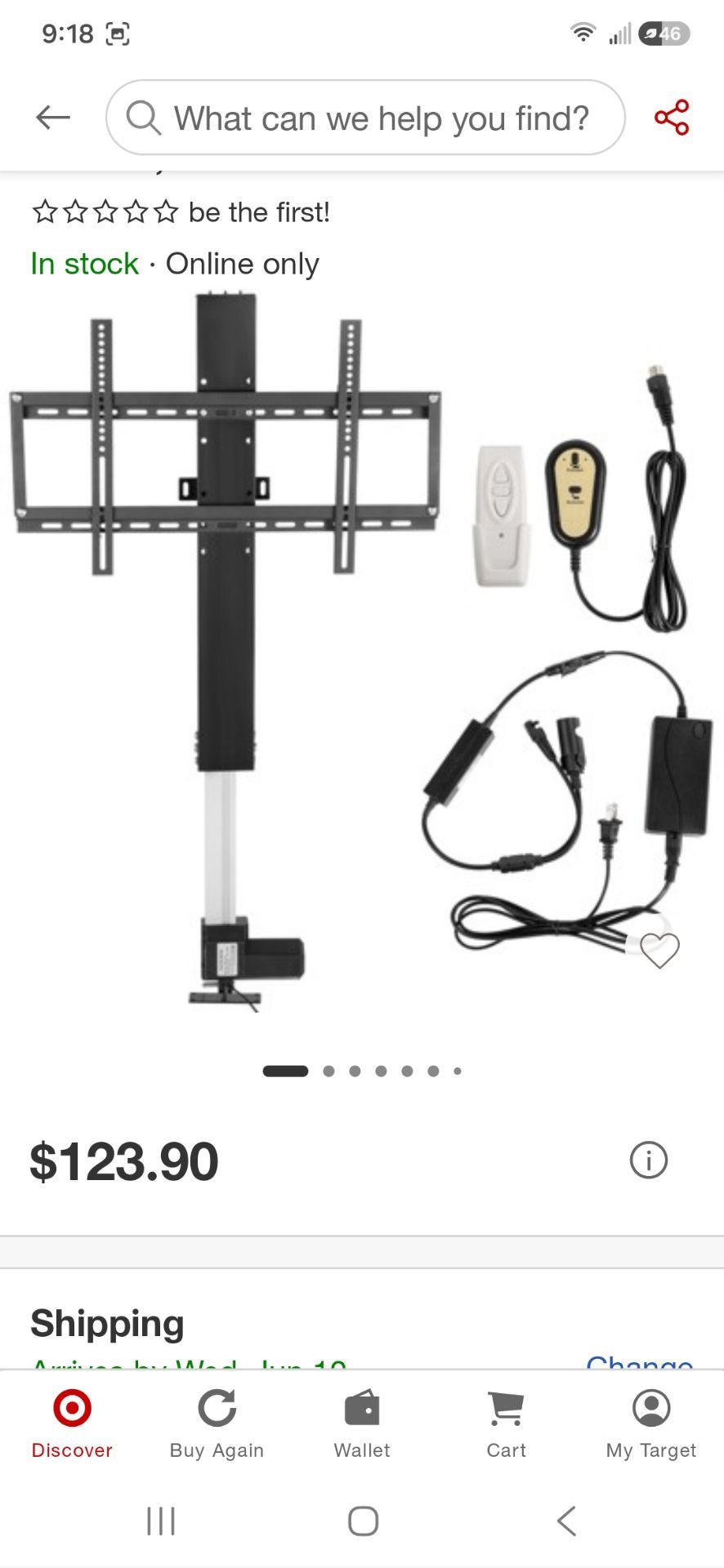 Vevor 26"-57" TV Motorized Mount Lift with remote Brand New (Price Is Firm)