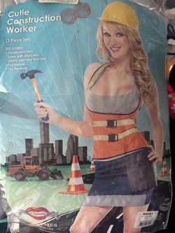 Halloween Costume: Cutie Construction Worker