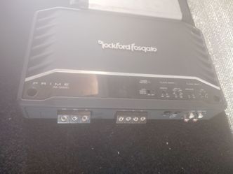 Rockford fosgate amp 1200 watt amp 1 channel mono block .