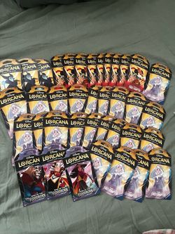 Disney lorcana packs x38