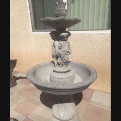 New Water Fountain Made Out Of Cement Perfect Gift 💝 
