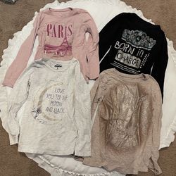 Girls Long Sleeve Tops Size 6