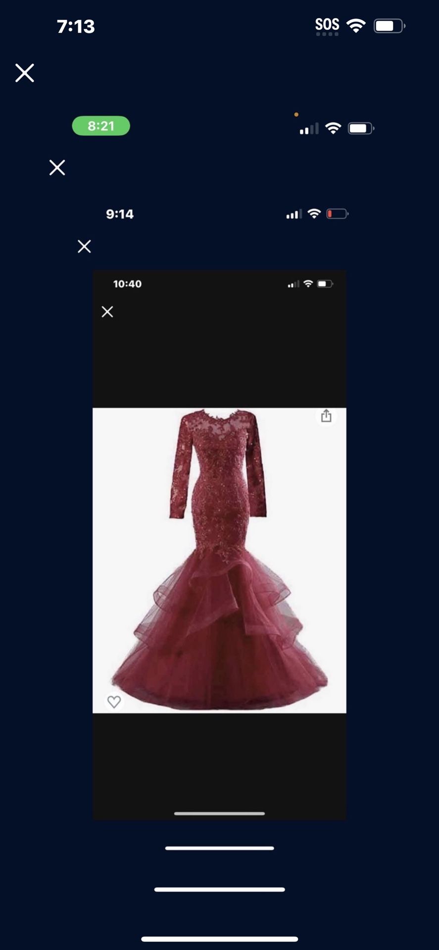 Mermaid Size12 Women Dress