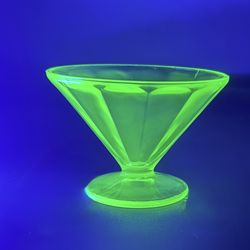 Federal Glass Low Sherbet BLOCK OPTIC Collection Depression Era 1930’s