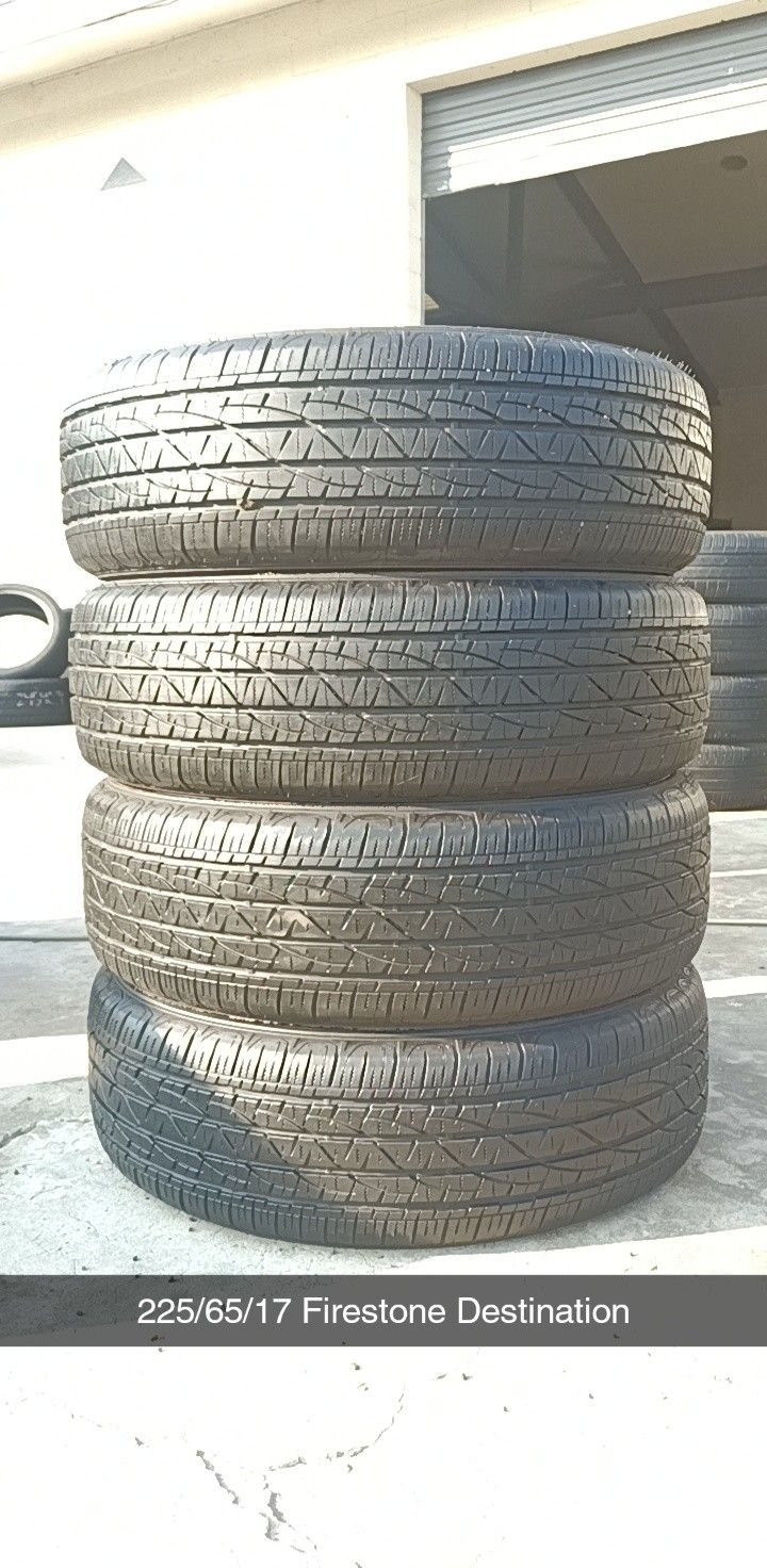 225/65/17 Firestone Destination 200$