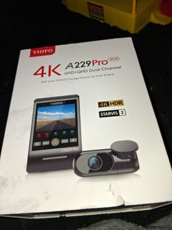 Starvis 2  front and rear dashcam