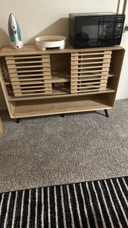 Wooden Tv Set With Table