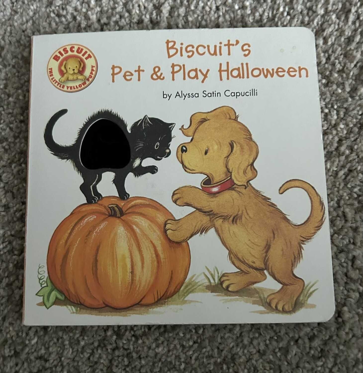 Biscuit’s Pet & Play Halloween Book (like new)
