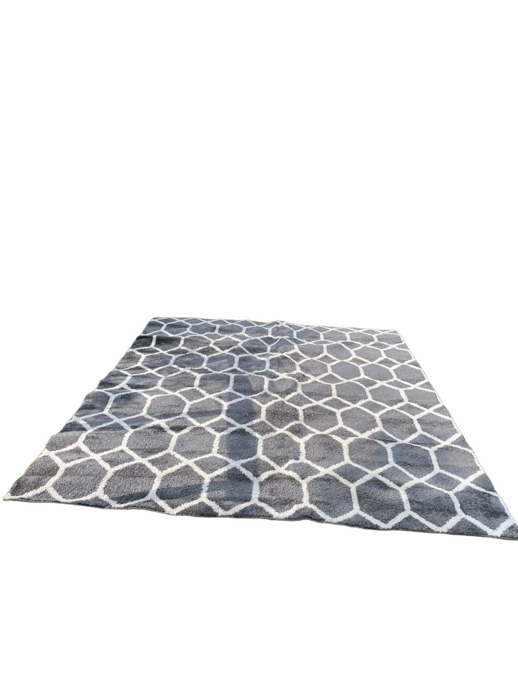 Gray Zion Trellis Area Rug Real Living 6’ x 9” EPC