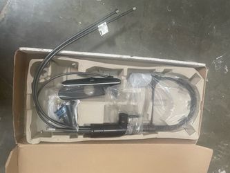 Matte Black Kitchen Faucet with Pull Down Sprayer – Open Box