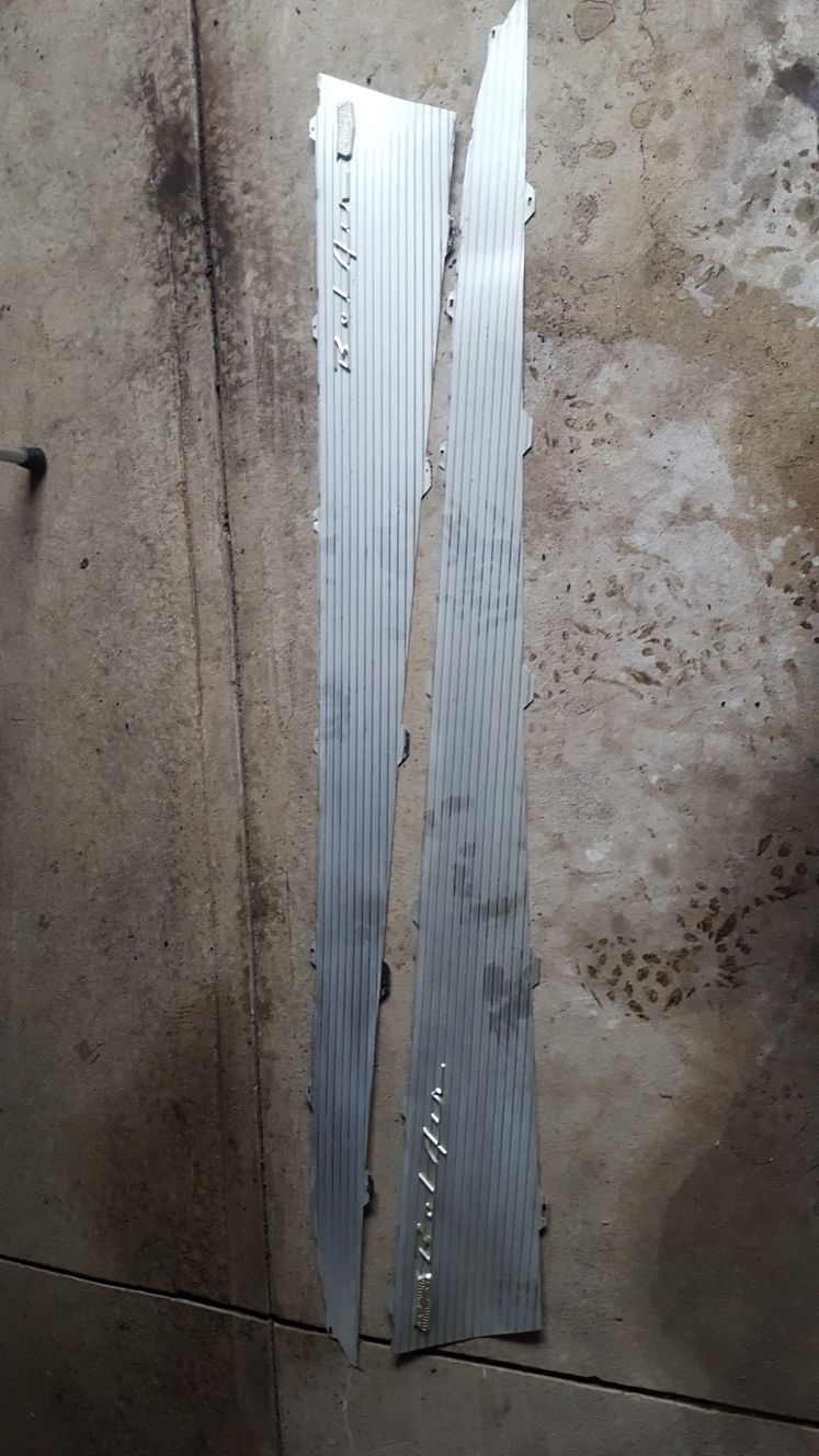 57 belair stainless quarter panel.inserts