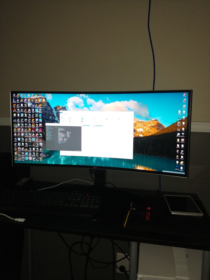 LG 34UC80 34 inch curved ultra wide monitor