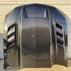 2010 2011 2012 Ford Mustang Terminator Style Carbon Fiber Vented Hood 