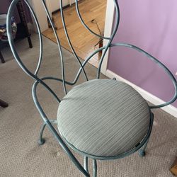 Metal Iron Garden Chair OBO