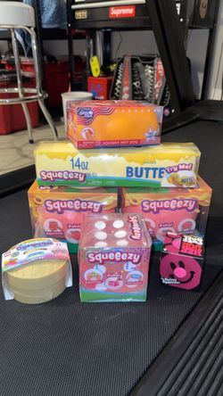 Squeeezy Squishy Toy Bundle – 7 Items
