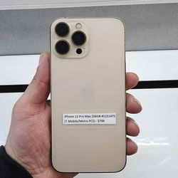 Apple iPhone 13 Pro Max 256GB in Gold (T-Mobile, Metro Pcs)