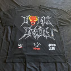 Civil Regime black Stone Cold Steve Austin tee, Size XL