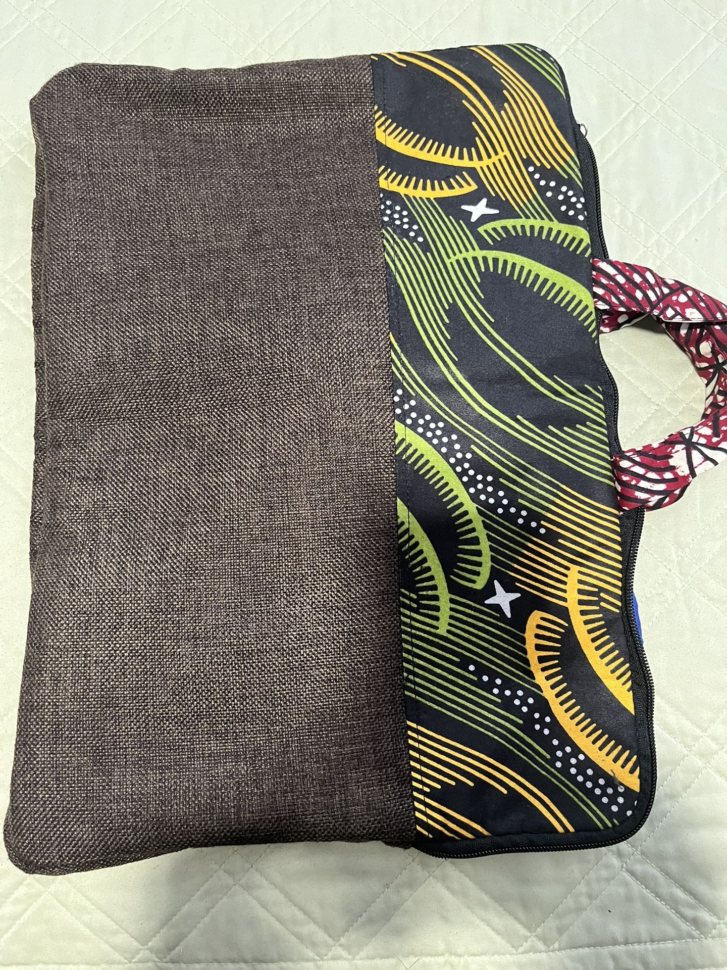 Laptop Handbag Fabric — Fits 16” Laptop