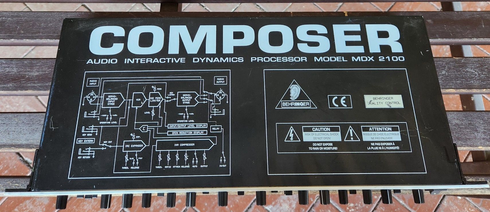 Behringer Composer MDX 2100 Dynamics Processor compression Limiter Expander