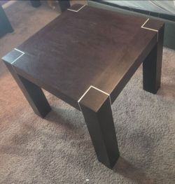 Wood coffee table