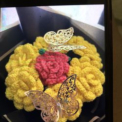 Crochet Bouquet Hand Made 
