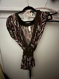 Merona side-waist tie shirt