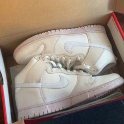 Nike Dunk High Retro PRM Cracked Leather Size 10.5