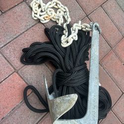 Lewmar 4.4 lb Claw Anchor w/ Chain
