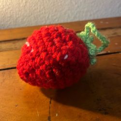Stuffed Strawberry Baby Prop