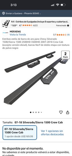 Estribos para  chevy