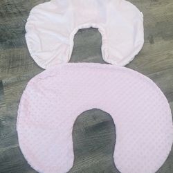 Two Baby Girl Boppy Pillow Covers