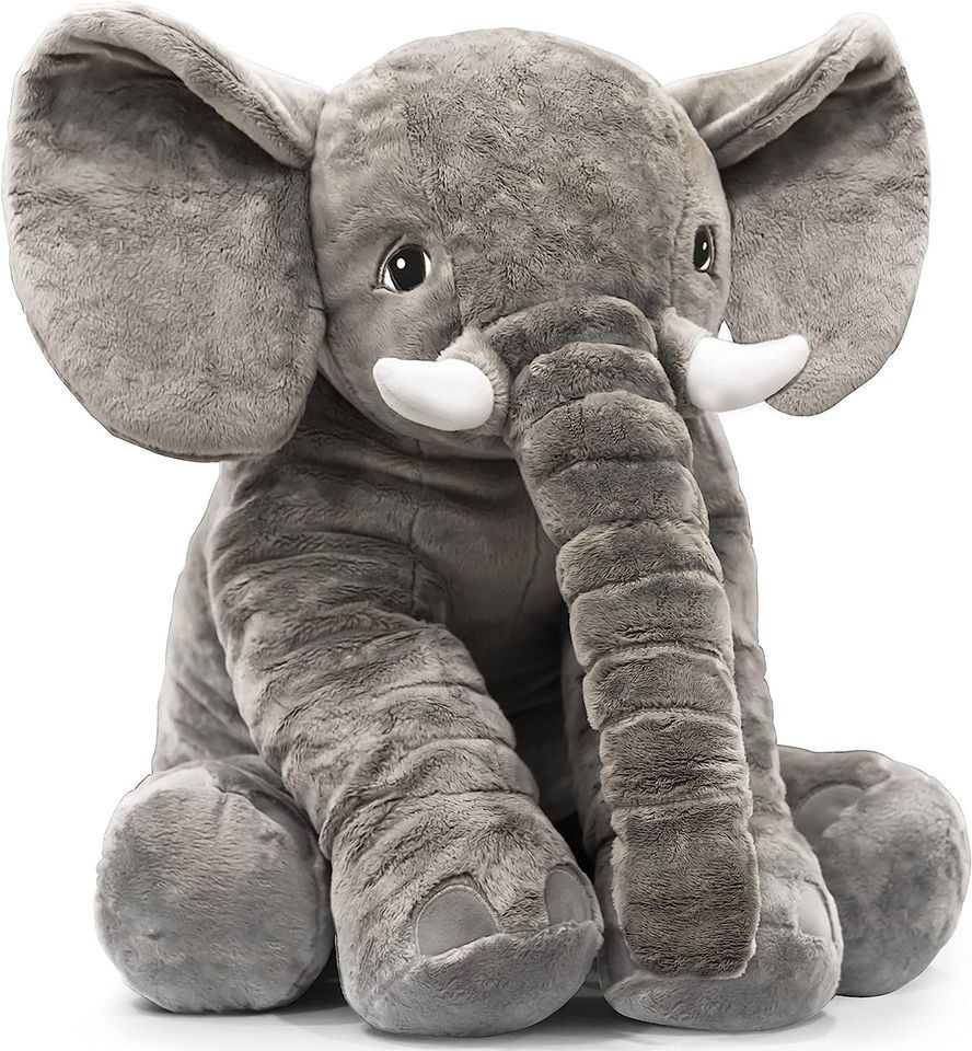 High Quality Stuffed Elephant Plush Animal Toy 24 INCH