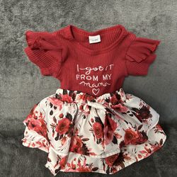 Dress 3-6 Months Girl & Headband