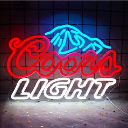 Crs LIGHT Neon Signs for Wall Decor Neon Lights for Bedroom Led Signs Suitable for Man Cave Bar Pub Restaurant Christmas Birthday Party Gift Led Art W