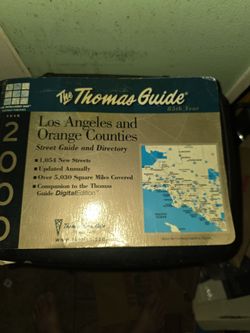 Thomas Guide Los Angeles And Organge Counties 2000