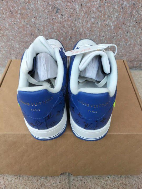 Nike AF1 x LV Louis Vuitton Blue Size 10 Men for Sale in Burbank, CA -  OfferUp