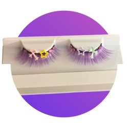 Purple Chrome Lashes