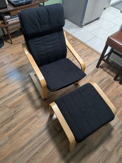 Poang with ottoman