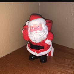 Vintage 1982 AVON JAPAN SANTA🎅 CLAUS  Candy 🍬 Or Candle Holder Christmas 🎄 Gifts 🎁 