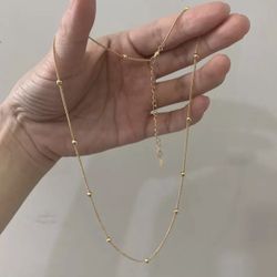 Sterling Silver Bead Choker