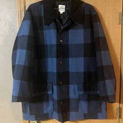 Blake Shelton x Lands' End Sherpa-Lined Wool Blend Work Jacket - 4XL