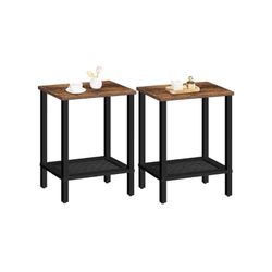 HOOBRO End Tables Set of 2 - New 