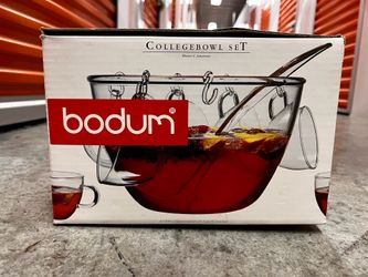 BODUM Glass Bowl Punch - 14 pieces set