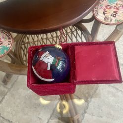 Set Of 5 Hand-Painted Christmas Bulbs
