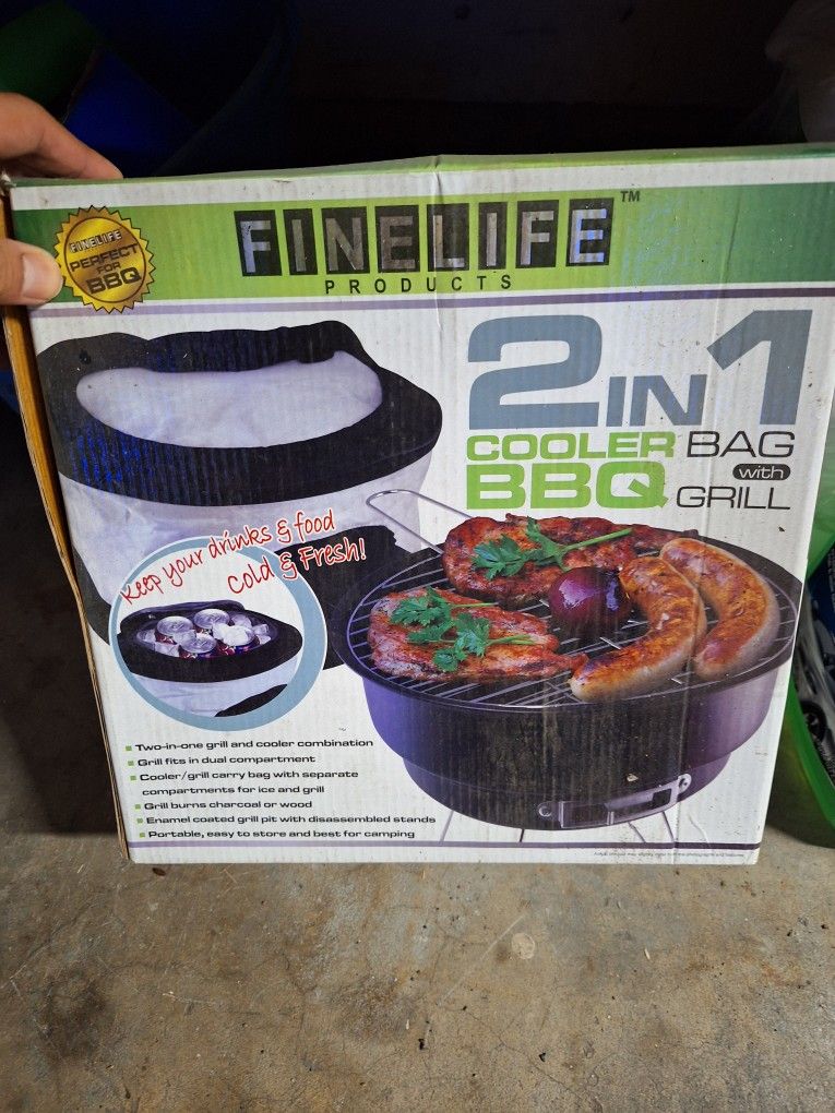 2n1 Cooler Bag N Bbq Grill