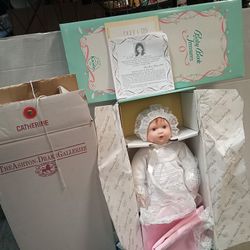 The Ashton-Drake Galleries Catherine Baby Book Treasures Porcelain Doll