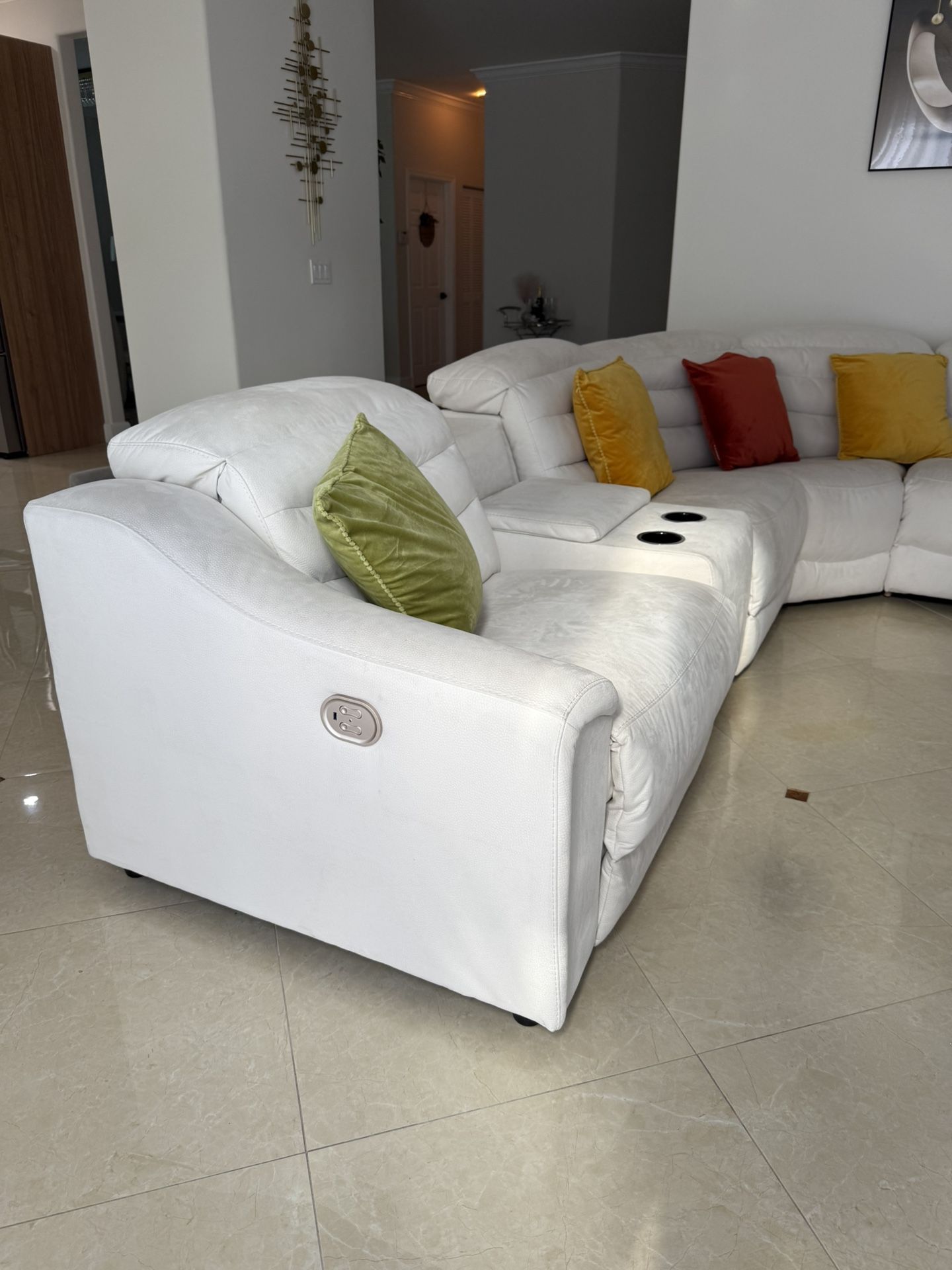 Powered Reclinable Sectional Sofa