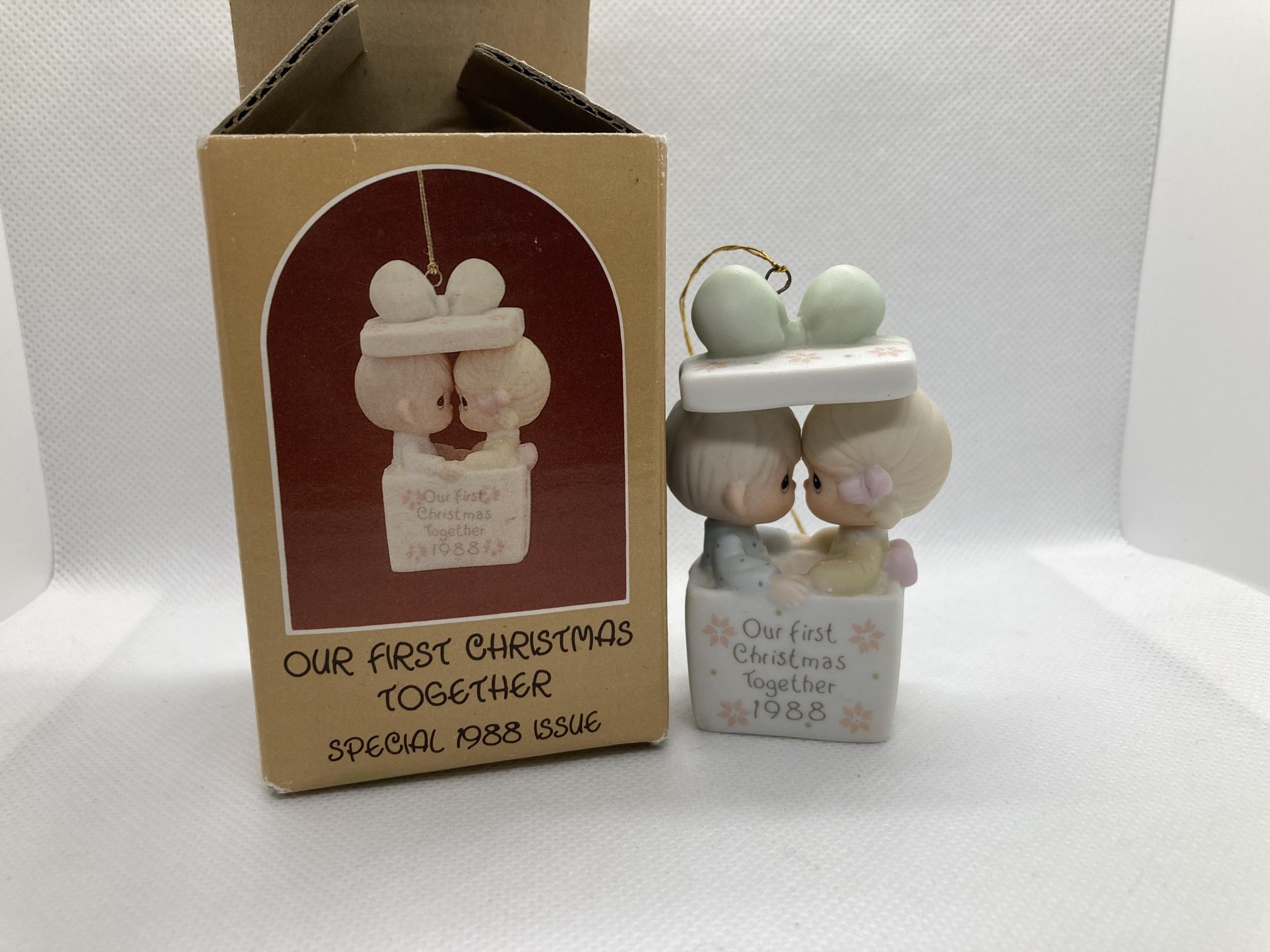 Precious Moments First Christmas Together 1988 Gift Ornament