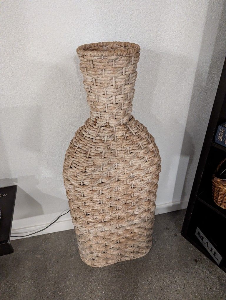 Woven Floor Vase