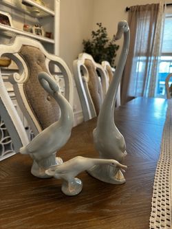 LLADRO set if 3 Ducks/geese - adorable vtg set
